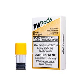 Ziip Pod Pack - Mango Pineapple 3/PK (Special Nic Blend)[Ontario Stamp]